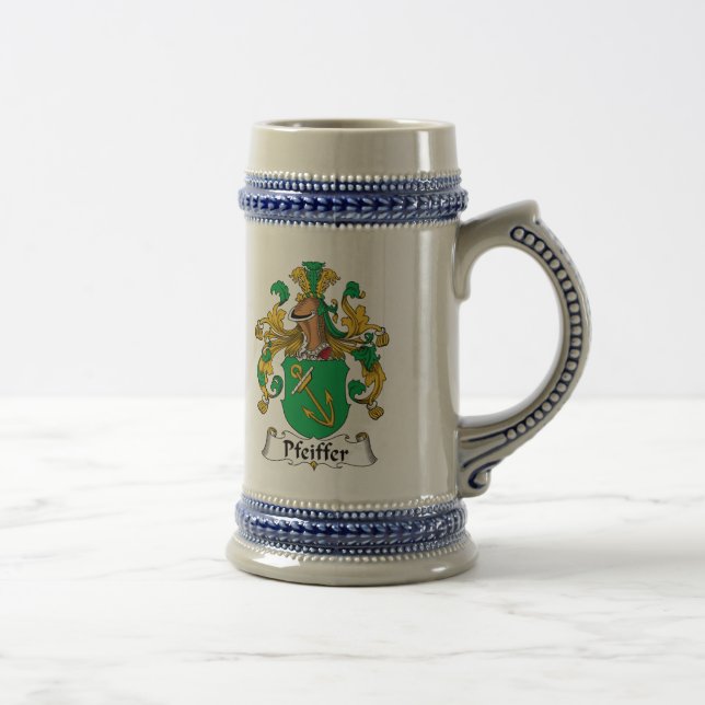 Pfeiffer Family Crest Beer Stein (Right)