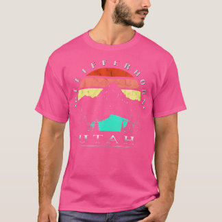 Pfeifferhorn Utah Hiking Vintage Sunset T-Shirt