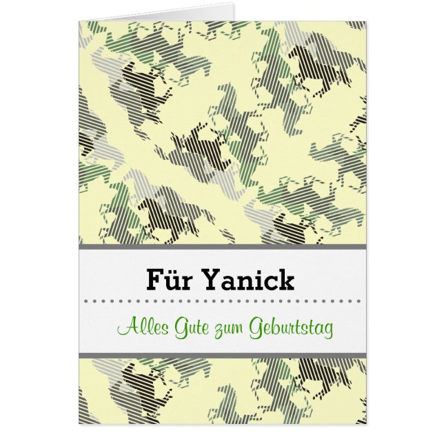 Pferde Geburtstagskarte (Front)