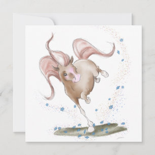 Pferde Karte, Geburtstags oder Glückwunschkarte Holiday Card