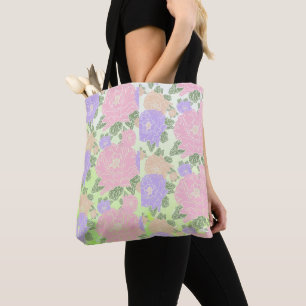 Pfingstrosen Tasche Tote Bag