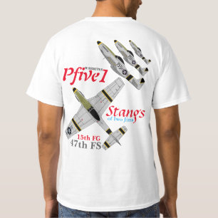 Pfive1 Stangs of Iwo Jima 47th FS T-Shirt