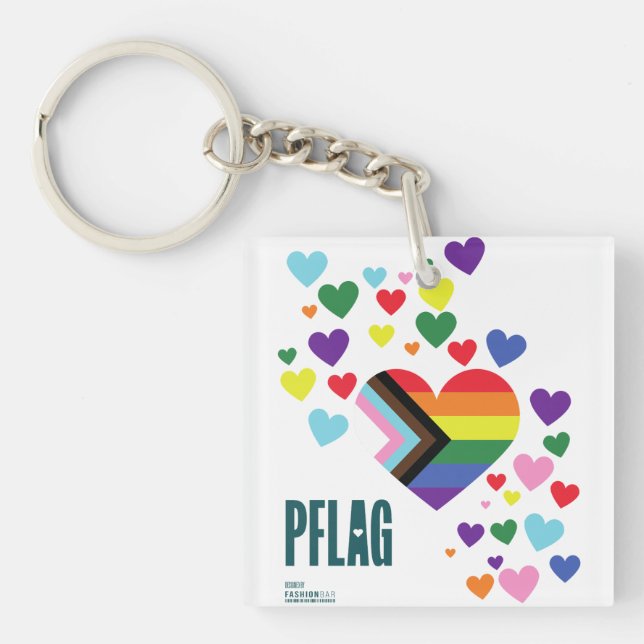 PFLAG Pride Acrylic Keychain (Front)