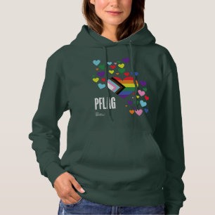 PFLAG Pride Hoodie dark background