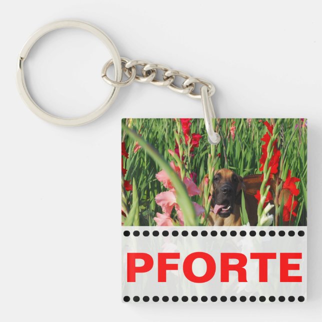 Pförtner Schlüsselanhänger Key Ring (Front)