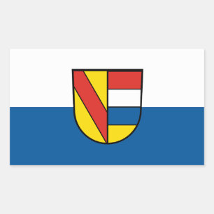 Pforzheim flag city germany symbol emblem lion rectangular sticker