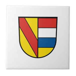 Pforzheim flag city germany symbol emblem lion tile