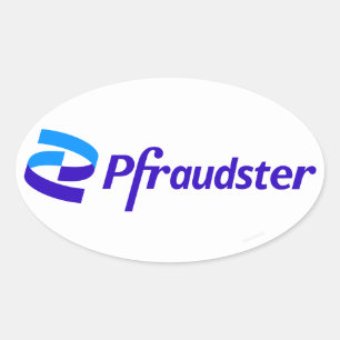 Pfraudster - Pfizer Logo Parody Stickers
