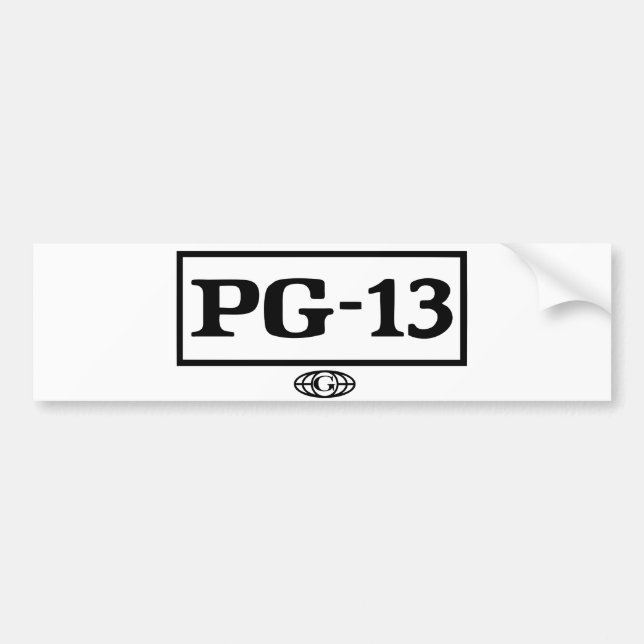 PG-13 Sticker (Front)