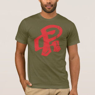 PG distressed logo red T-Shirt