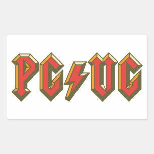 PG/VG RECTANGULAR STICKER
