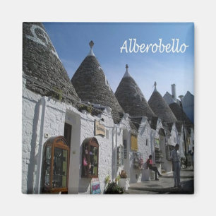 PGL042 ALBEROBELLO, I TRULLI, Apulia, Fridge Magnet