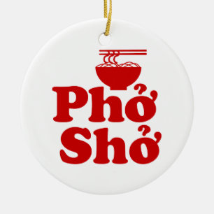 Phở Shở Ceramic Tree Decoration