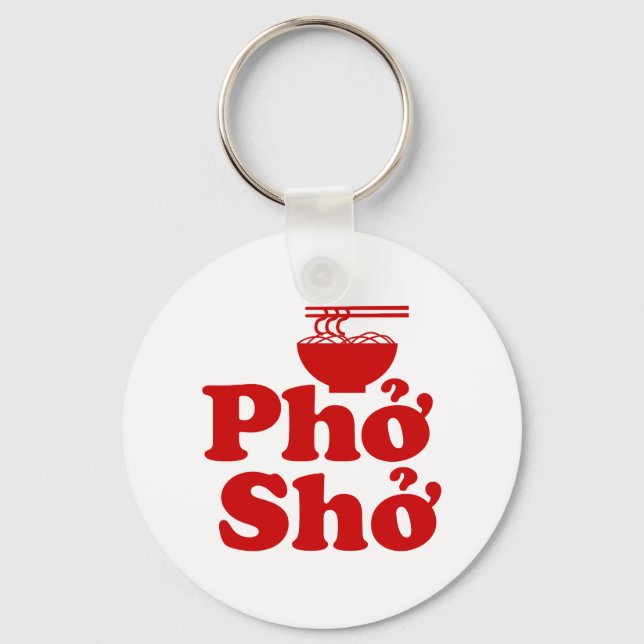 Phở Shở Key Ring (Front)