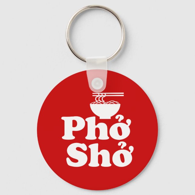 Phở Shở Key Ring (Front)