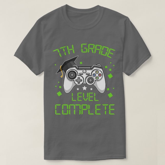 Ph 7th Grade Level Complete Graduation T-Shirt (Design Front)