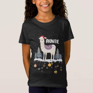 Ph Auntie Llama Christmas Matching Family Pajama C T-Shirt