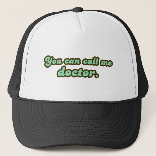 Ph.D. & Med School Graduation Gifts Trucker Hat (Front)