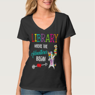 Ph Library Crew Teacher Back To School Librarian T-Shirt