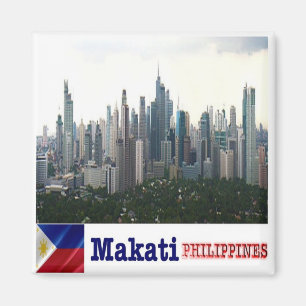 PH - Philippines - Makati skyline Magnet