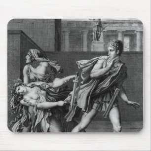 Phaedra, Oenone and Hippolytus Mouse Pad