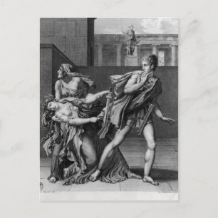 Phaedra, Oenone and Hippolytus Postcard