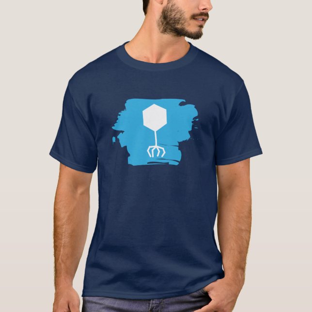 Phage Logo T-Shirt (Blue) (Front)