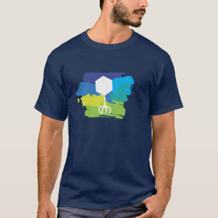 Phage Logo T-Shirt (Multi-Colour; Blue/Green)