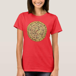 Phaistos Disc from Minoan Crete Distressed T-Shir T-Shirt