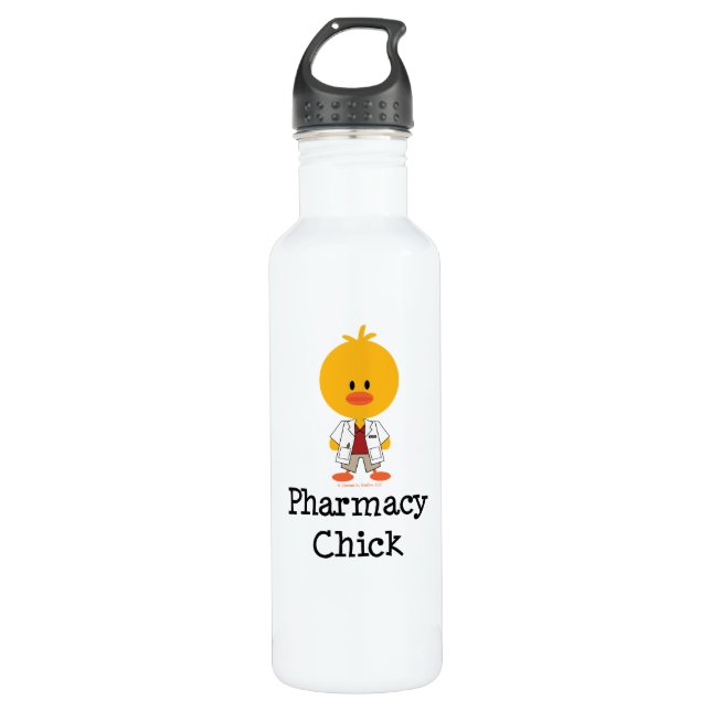 Phamacy Chick 710 Ml Water Bottle (Front)