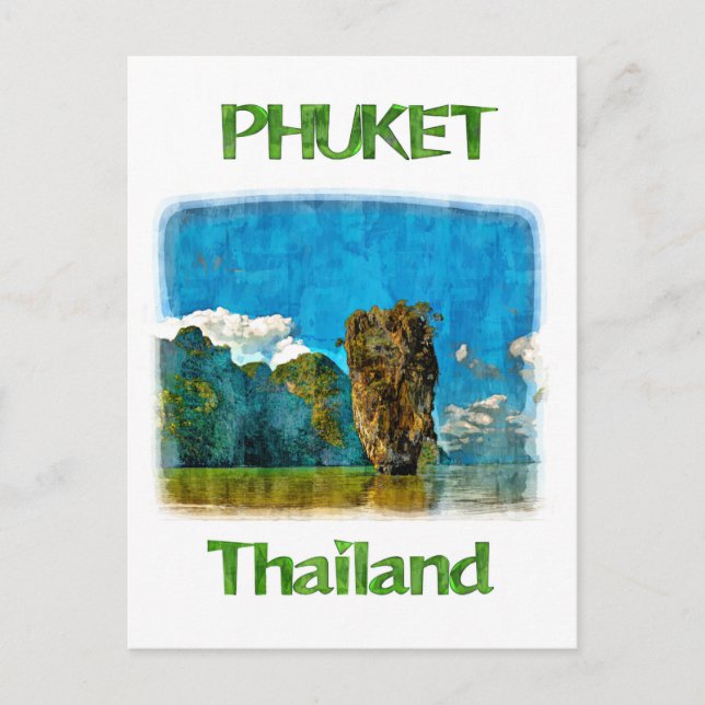 Phang Nga Bay,Phuket,Thailand, Postcard (Front)