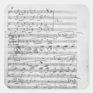 Phantasiestucke, Opus, for piano Square Sticker
