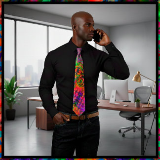 [Phantasmagoria] Warped Swirling Colors Tie
