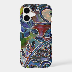 Phantasmagoric Lotus Flower Garden Original Art