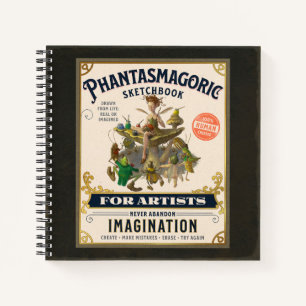 “Phantasmagoric Sketchbook” 8.5 x 8.5" Notebook
