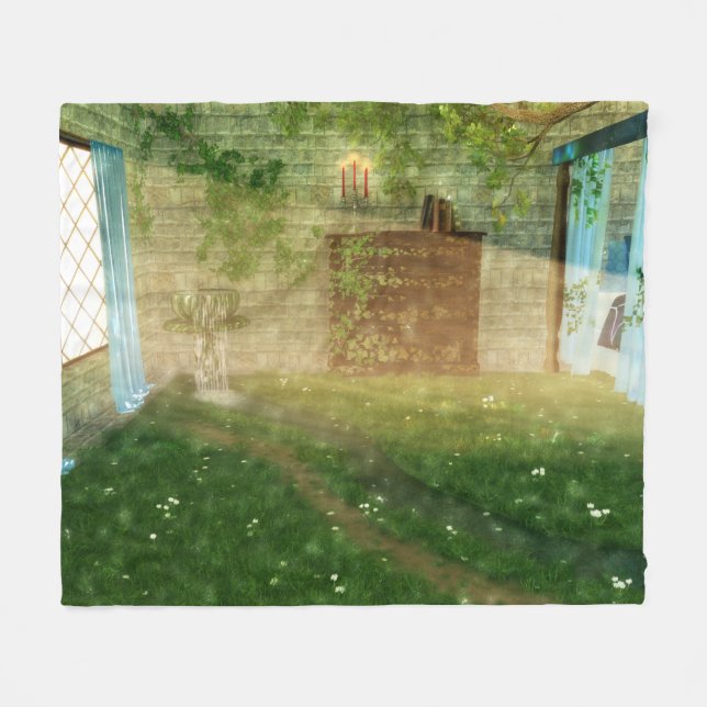 Phantastes: Into Fairy Land Fleece Blanket (Front (Horizontal))