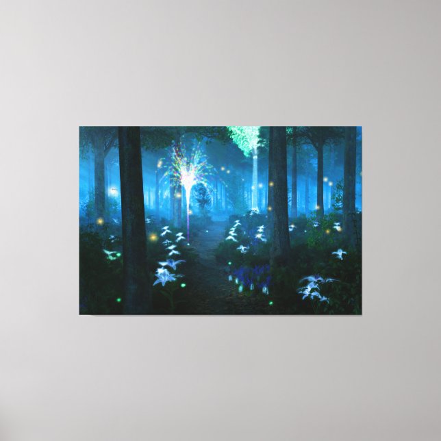 Phantastes: Night in Fairy Land Canvas Print (Front)