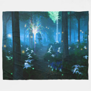 Phantastes: Night in Fairy Land Fleece Blanket