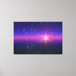 Phantastes: On the Sea Canvas Print