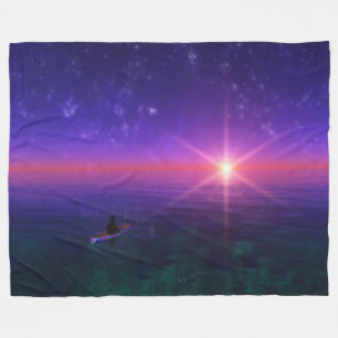 Phantastes: On the Sea Fleece Blanket