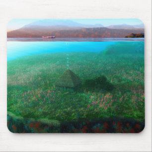 Phantastes: The Island Cottage Mousepad