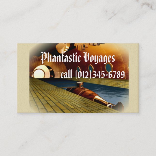 phantastic voyages business card (Front)