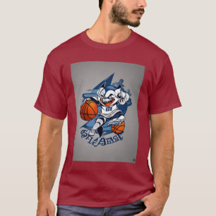 Phantom Dunk: The Ultimate Basketball Spectre T-Shirt