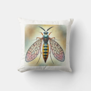 Phantom Midge 120724IREF114 - Watercolor Cushion