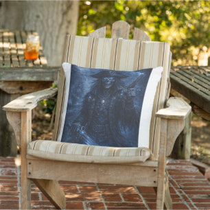 Phantom Pirate Skull – Dark Fantasy Reaper Cushion