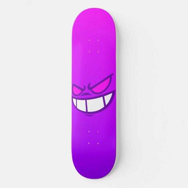 Phantom Smile™ "Midnight Dream" Skateboard Deck (Front)