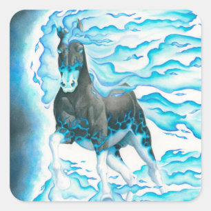 Phantom Steed Square Sticker