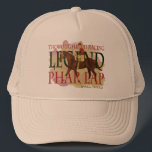 Phar Lap - Thoroughbred Horse Racing Legend Trucker Hat<br><div class="desc">Commemorate the legendary racehorse Phar Lap with these horse racing gifts and greetings.</div>