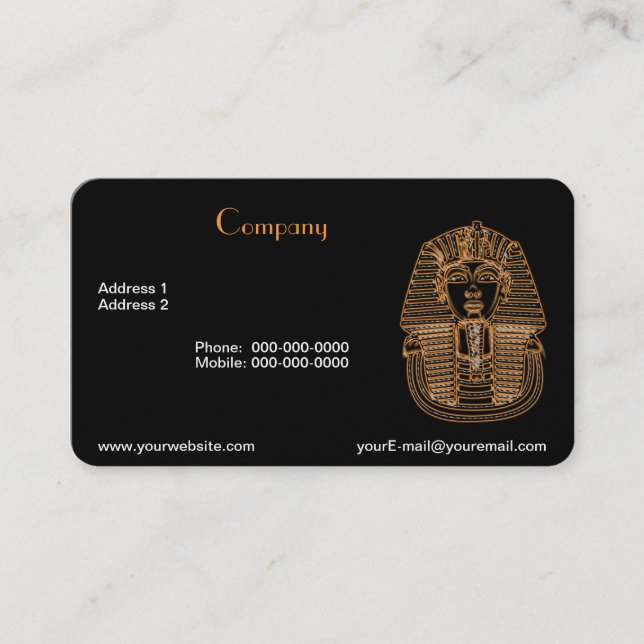 Pharaoh Business Card (Front)