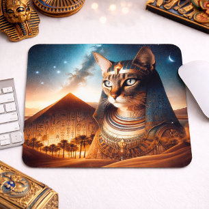 Pharaoh Cat of the Desert Mouse Pad